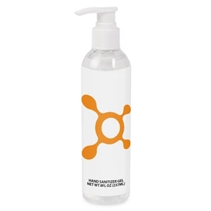8 Oz Hand Sanitizer Gel 62% Alcohol Pump