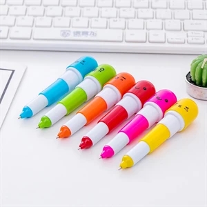 Cartoon Emoticon Pill Pen