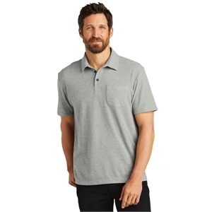 Port Authority C-FREE Cotton Blend Pique Pocket Polo