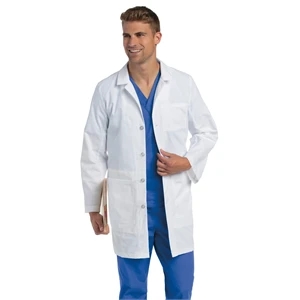 Landau Men's 5-Pocket Mid-Length Notebook Lab Coat