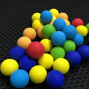 Custom Logo Training Practice Stress  Soft PU Foam Golf  Ball