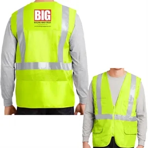 CornerStone® ANSI 107 Class 2 Mesh Back Safety Vest