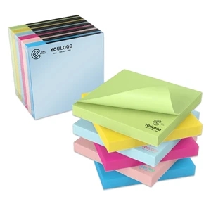 MOQ50 3x3 Inch 100 Sheets Custom Sticky Notes