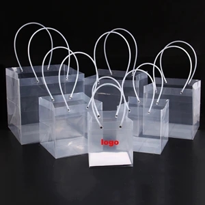 Square Clear Gift Tote with Handle