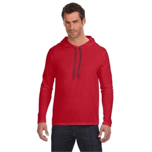 Gildan Adult Lightweight Long-Sleeve Hooded T-Shirt