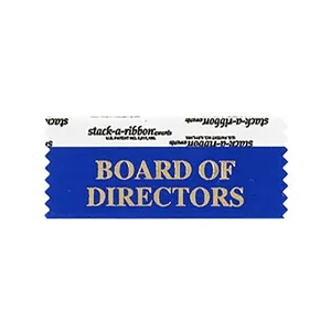 Blue Board Of Directors Award Ribbon