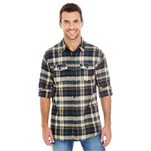 Burnside Men's Plaid Flannel Shirt