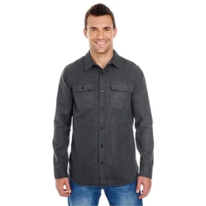 Burnside Men's Solid Flannel Shirt