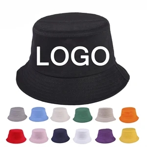 Custom Outdoor Cotton Bucket Hat & Promo Travel Fishing Cap