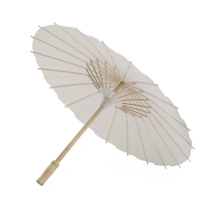 White Paper Umbrella Parasol Decoration for Wedding Party