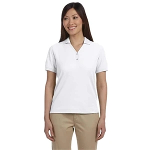 Devon & Jones Ladies' Pima Pique Y-Collar Polo