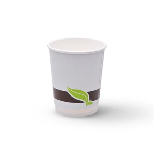8oz Disposable Double Wall Paper Coffee Cups