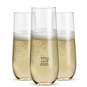 9 Oz Plastic Champagne Glasses