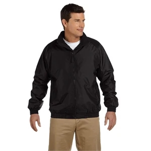 Harriton Adult Fleece-Lined Nylon Jacket