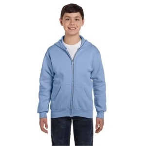 Hanes Youth EcoSmart® Full-Zip Hooded Sweatshirt