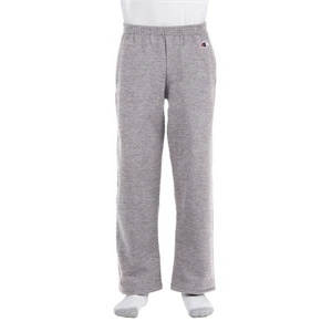 Champion Youth Powerblend® Open-Bottom Fleece Pant with P...