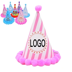 Birthday Party Kids Game Hat & Cake Celebration Decoration