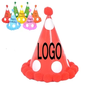 Birthday Party Kids Game Hat & Cake Celebration Decoration