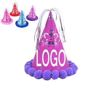 Birthday Party Kids Game Hat & Cake Celebration Decoration