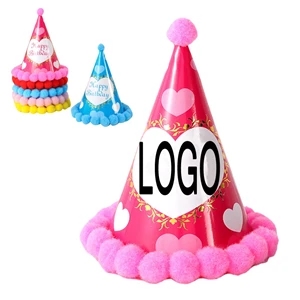 Birthday Party Kids Game Hat & Cake Celebration Decoration