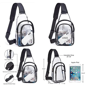 Custom Logo Clear Chest Bag