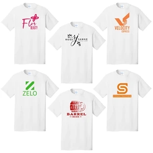 100% White Cotton T-Shirt