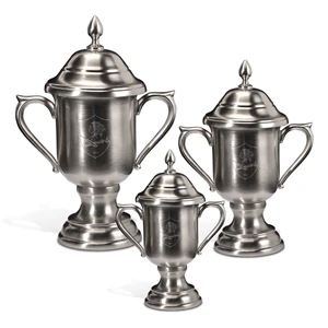 York Trophy Cup - 10-12" Loving w/ Pewter Finish