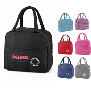 Custom Logo Insulated Lunch Tote Bag