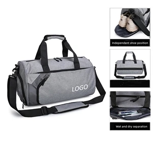 Sports Gym Duffel Bag With Shoe Compartment