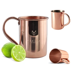 Moscow Mule Copper Mugs with Riveted Handles