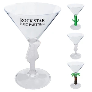 7 oz. Novelty Stem Martini Glass