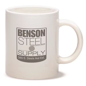 Ceramic White Mug 11 Oz