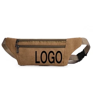 Custom Canvas Fanny Packs & Sports Waist Mini Wallet Bag