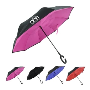 C-Handle Inverted Upside Down Umbrella