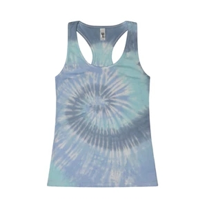 Colortone Women's Tie-Dyed Racerback Tank Top