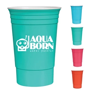 16 oz. Reusable Double Wall Tailgate Party Cup