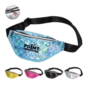 Fashion Waterproof Holographic Fanny Pack Belt Bag