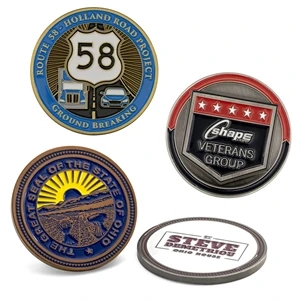 Custom Challenge Coin - Die Struck Economy Enamel