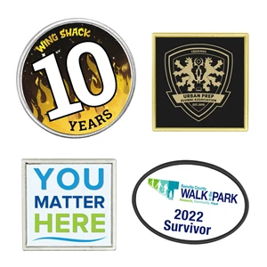 Speed Print Lapel Pins - 4 Working Day USA Production