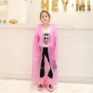 Kids Portable Reusable Emergency Raincoats