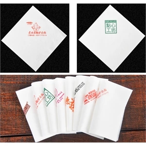 4.5" x 4.5" White 1 Ply Beverage Napkin (Free shipping)