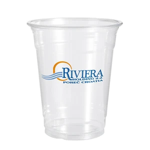 Custom logo 12 oz Transparent Plastic Cups Travel Mugs