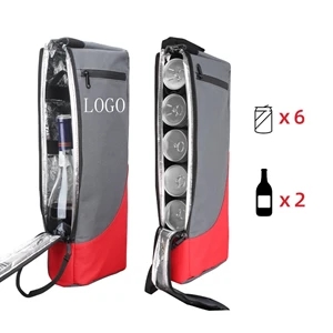 Golf Cooler Bag Insulated Beer Storage Wine Holder