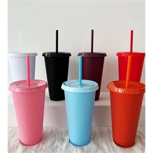 24oz Reusable Plastic Cup