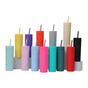 16 oz Double Wall Skinny Tumbler