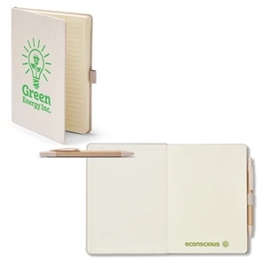 econscious Hemp Journal Notebook & Pen 6" X 8.0125"