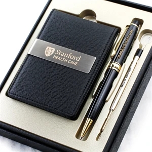 Sotania Corporate Expert Ballpoint Pen & Leater Money Clip