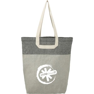 Recycled Cotton U-Handle Book Tote