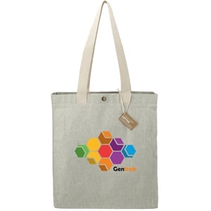 Repose 10oz Recycled Cotton Box Tote w/Snap