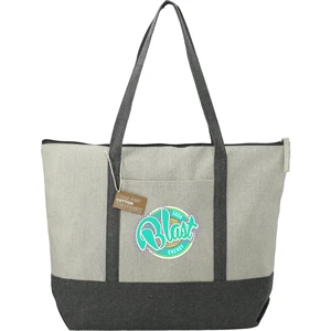 Repose 10oz Recycled Cotton Zippered Tote